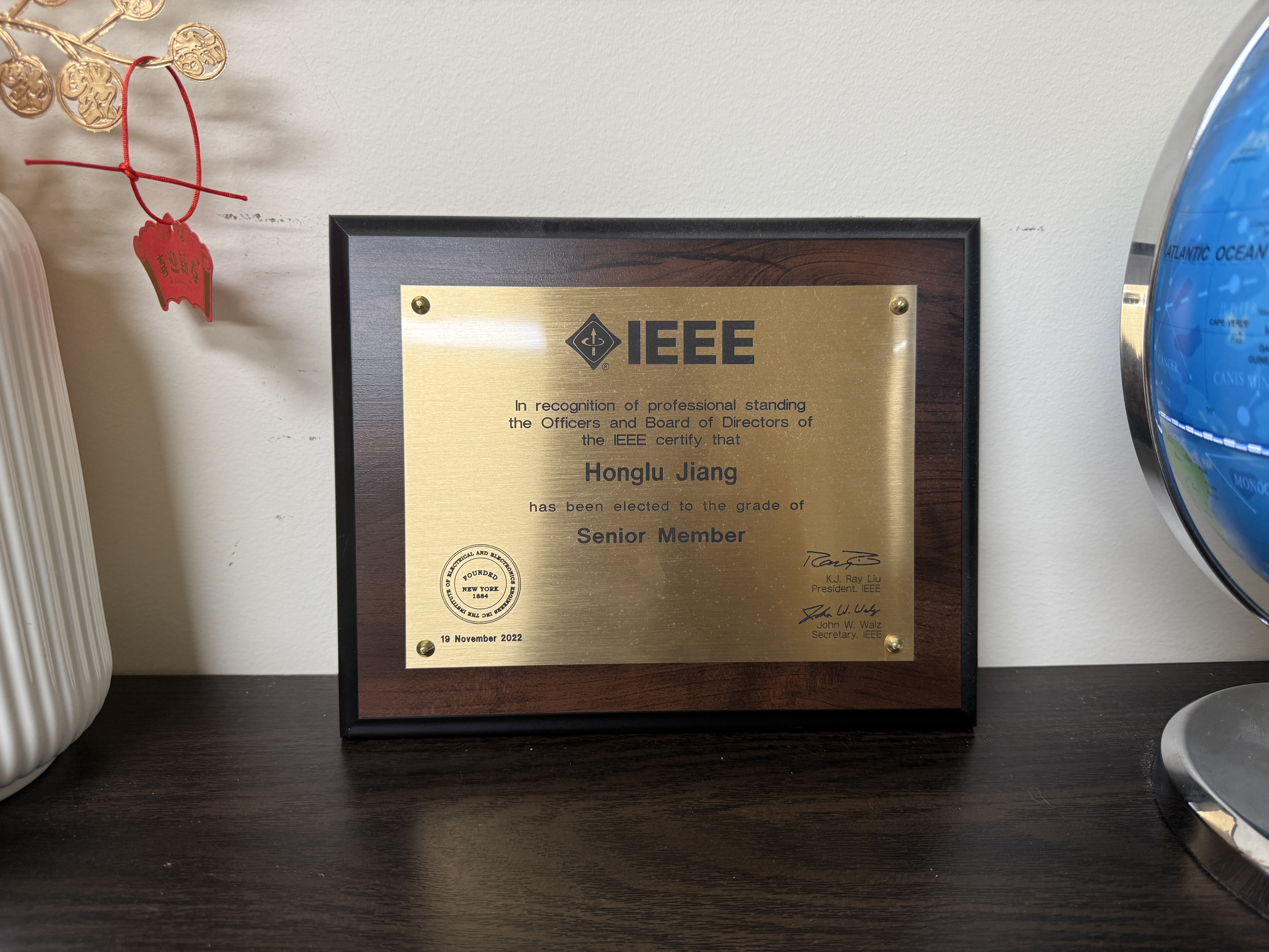 IEEE Senior Member Certificate
